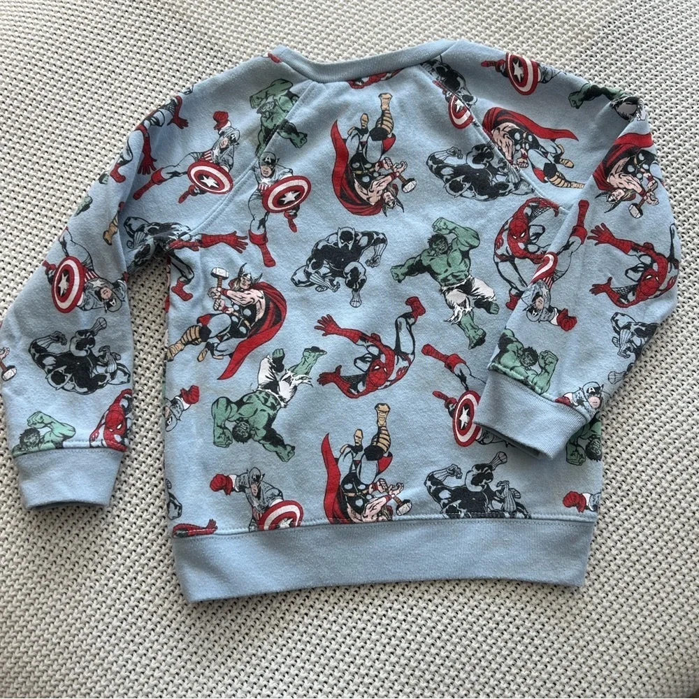 Old Navy Marvel Kids Gray Graphic Sweatshirt